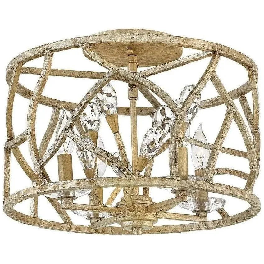 Fredrick Ramond - Eve 16-Inch Four Light Foyer Pendant - FR46801CPG | Montreal Lighting & Hardware