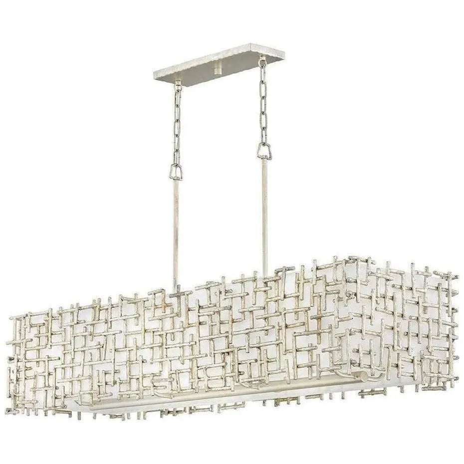 Fredrick Ramond - Farrah 48-Inch Eight Light Chandelier - FR33105SLF | Montreal Lighting & Hardware