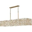 Fredrick Ramond - Farrah 60-Inch Ten Light Chandelier - FR33109BNG | Montreal Lighting & Hardware