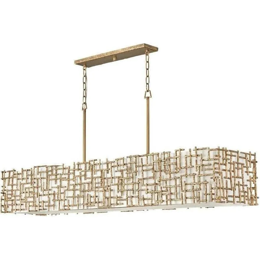 Fredrick Ramond - Farrah 60-Inch Ten Light Chandelier - FR33109BNG | Montreal Lighting & Hardware