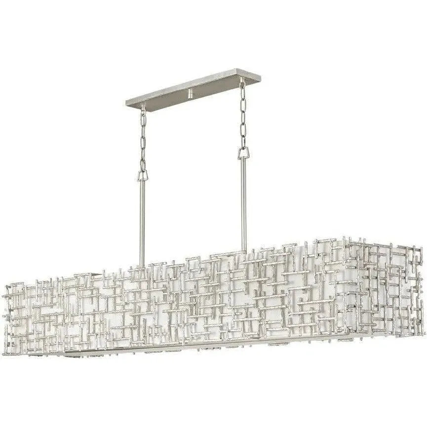Fredrick Ramond - Farrah 60-Inch Ten Light Chandelier - FR33109SLF | Montreal Lighting & Hardware