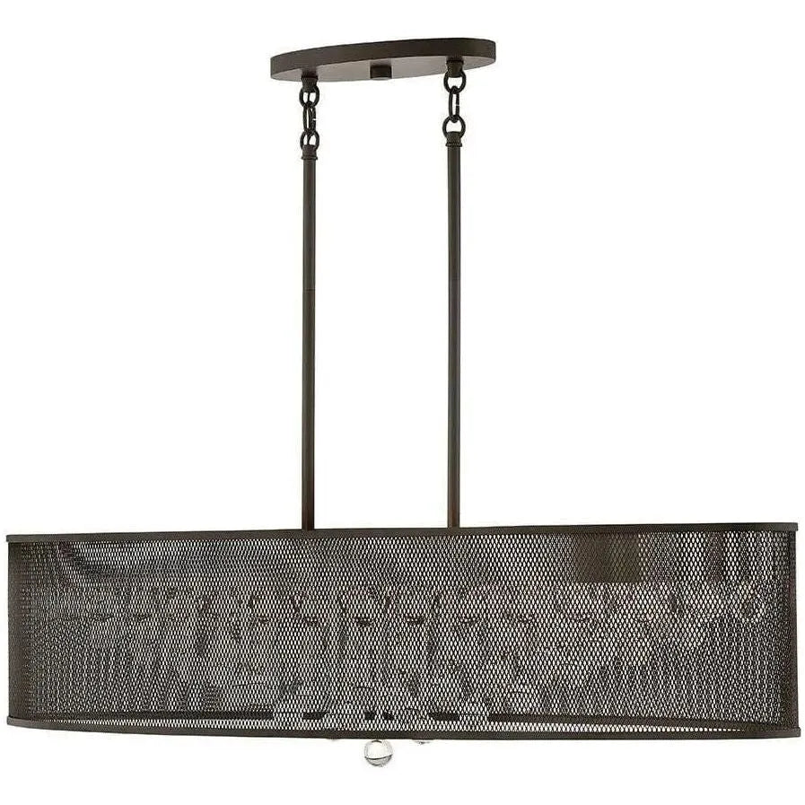 Fredrick Ramond - Fiona 42-Inch Eight Light Chandelier - FR38902BLK | Montreal Lighting & Hardware