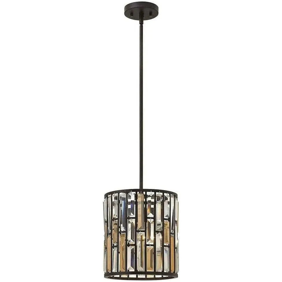 Fredrick Ramond - Gemma 10-Inch One Light Mini-Pendant - FR33737VBZ | Montreal Lighting & Hardware