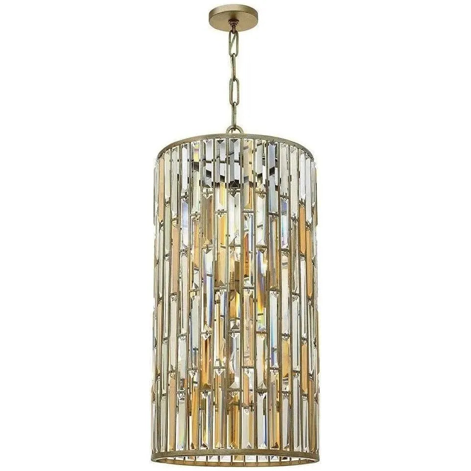 Fredrick Ramond - Gemma 16-Inch Six Light Foyer Pendant - FR33736SLF | Montreal Lighting & Hardware