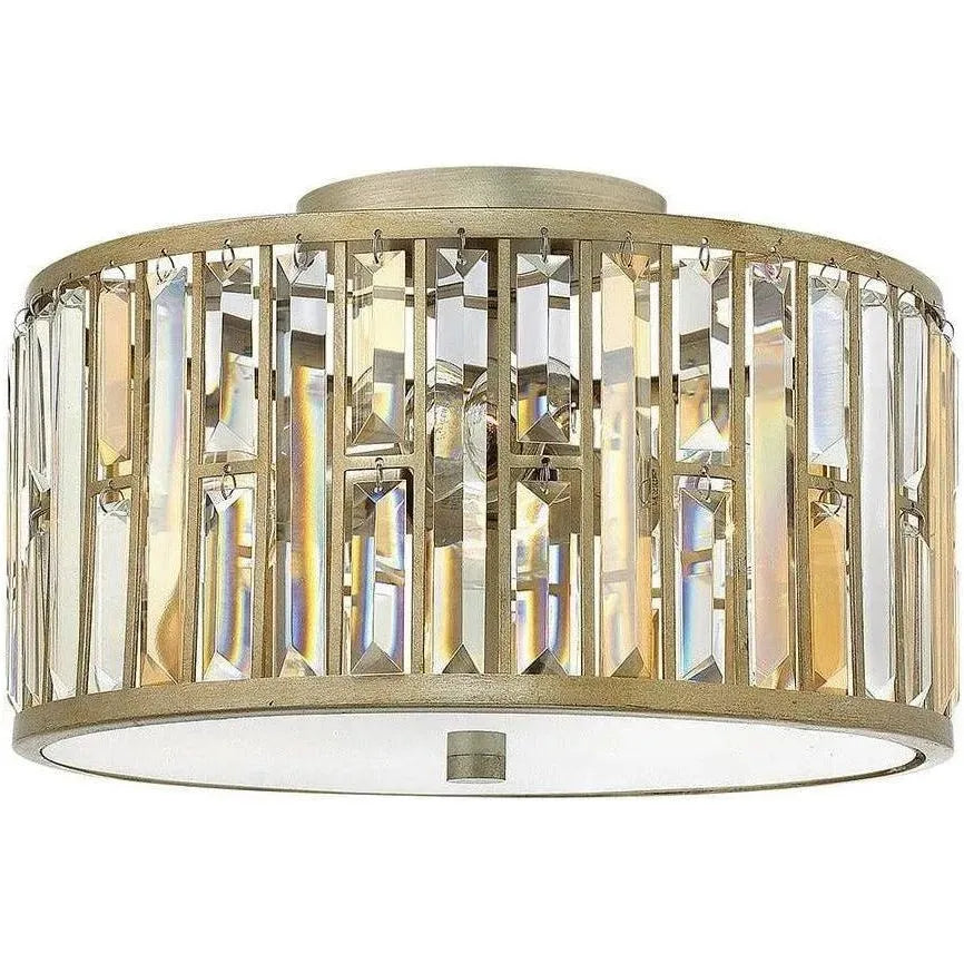 Fredrick Ramond - Gemma 16-Inch Three Light Foyer Pendant - FR33731SLF | Montreal Lighting & Hardware