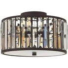 Fredrick Ramond - Gemma 16-Inch Three Light Foyer Pendant - FR33731VBZ | Montreal Lighting & Hardware