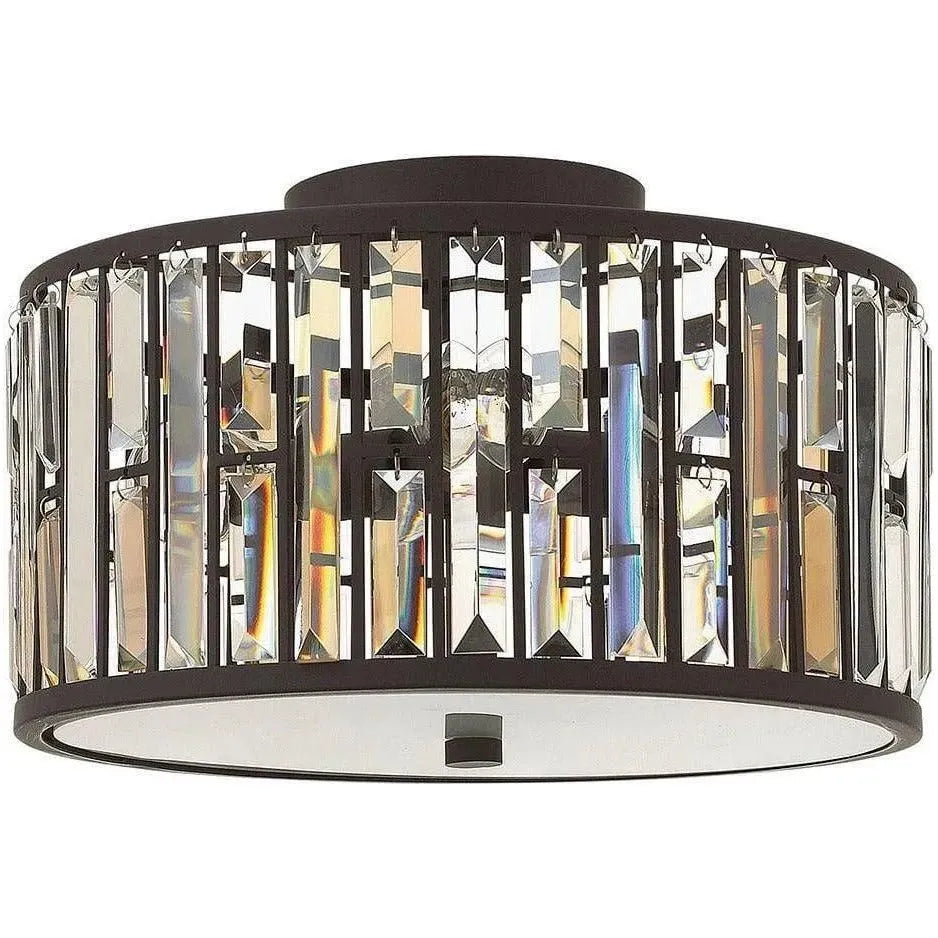 Fredrick Ramond - Gemma 16-Inch Three Light Foyer Pendant - FR33731SLF | Montreal Lighting & Hardware