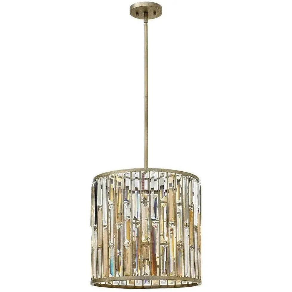 Fredrick Ramond - Gemma 16-Inch Three Light Foyer Pendant - FR33734SLF | Montreal Lighting & Hardware