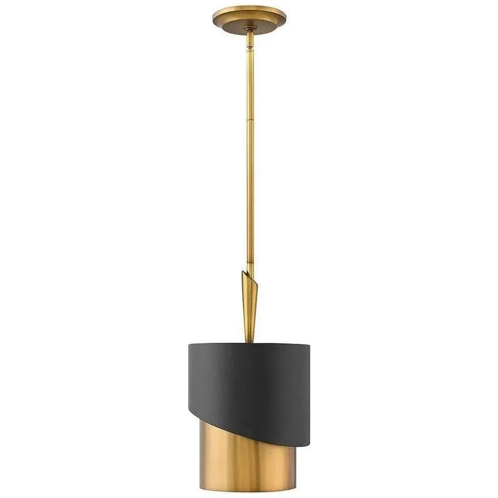 Fredrick Ramond - Gigi 10-Inch One Light Pendant - FR34317HBR | Montreal Lighting & Hardware
