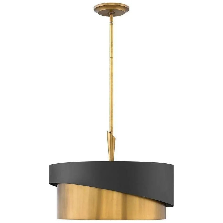 Fredrick Ramond - Gigi 21-Inch Three Light Foyer Pendant - FR34314HBR | Montreal Lighting & Hardware