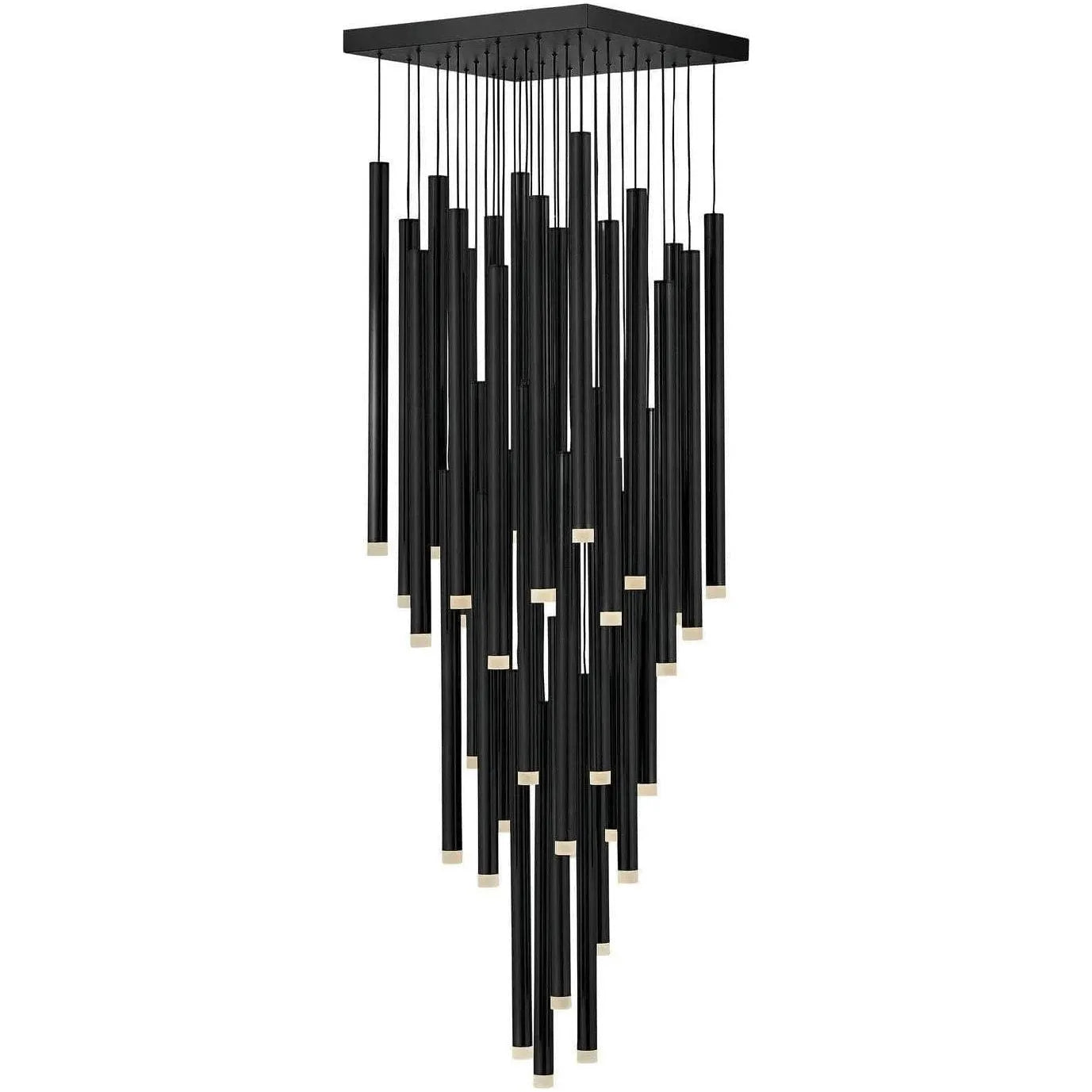 Fredrick Ramond - Harmony 18-Inch 36 Light Chandelier - FR49908BLK | Montreal Lighting & Hardware
