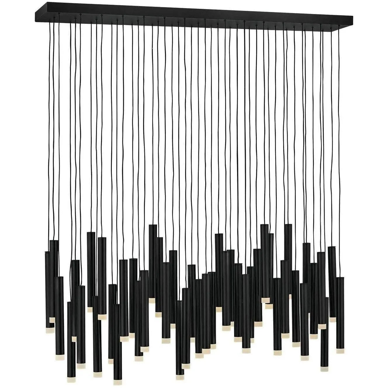 Fredrick Ramond - Harmony 48-Inch 45 Light Chandelier - FR49909BLK | Montreal Lighting & Hardware