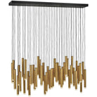 Fredrick Ramond - Harmony 48-Inch 45 Light Chandelier - FR49909HBR | Montreal Lighting & Hardware