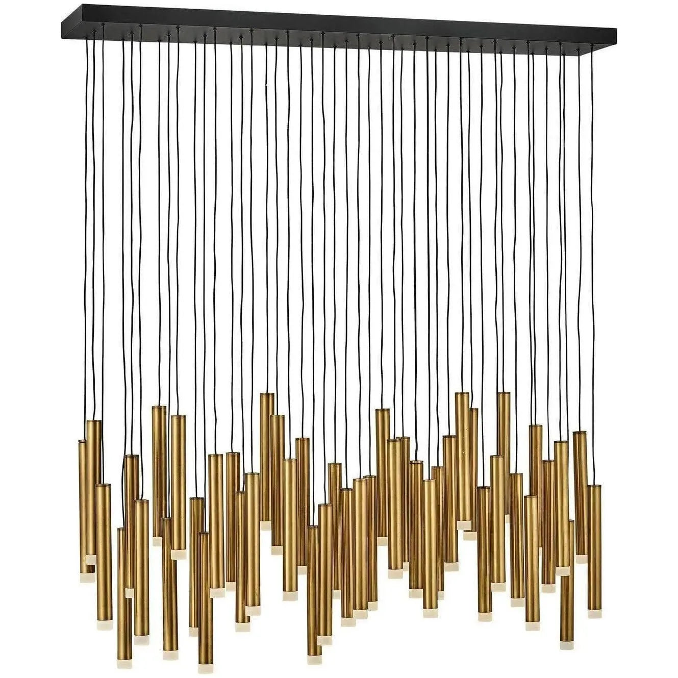 Fredrick Ramond - Harmony 48-Inch 45 Light Chandelier - FR49909BLK | Montreal Lighting & Hardware