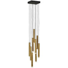 Fredrick Ramond - Harmony 8-Inch Nine Light Pendant - FR49906HBR | Montreal Lighting & Hardware