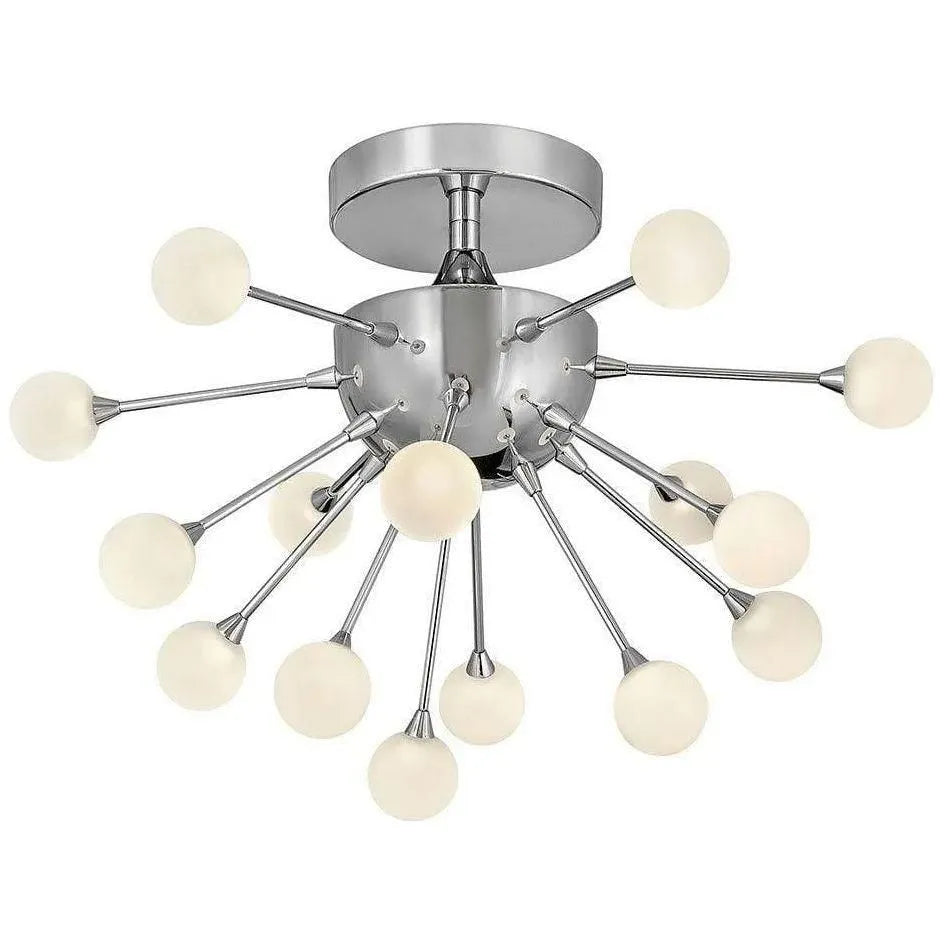 Fredrick Ramond - Impulse 15-Inch 15 Light Foyer Pendant - FR44411PCM | Montreal Lighting & Hardware
