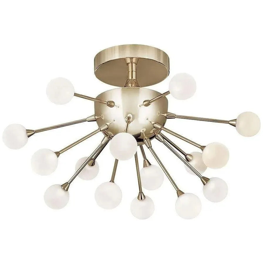 Fredrick Ramond - Impulse 15-Inch 15 Light Foyer Pendant - FR44411POG | Montreal Lighting & Hardware