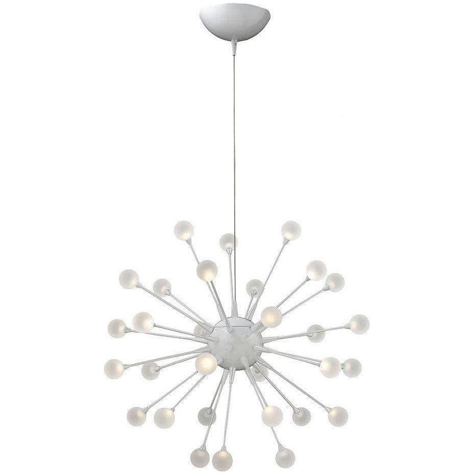 Fredrick Ramond - Impulse 24-Inch 30 Light Chandelier - FR44413CLD | Montreal Lighting & Hardware