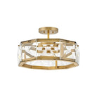 Fredrick Ramond - Jolie LED Semi-Flush Mount - FR30103HBR | Montreal Lighting & Hardware