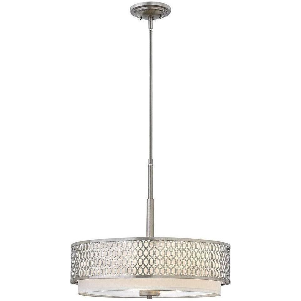 Fredrick Ramond - Jules 21-Inch Three Light Chandelier - FR35603BNI | Montreal Lighting & Hardware