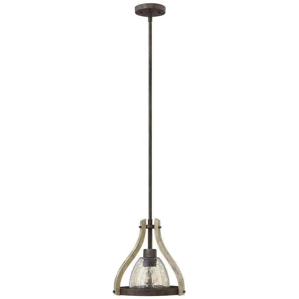 Fredrick Ramond - Middlefield 12-Inch One Light Mini-Pendant - FR40577IRR | Montreal Lighting & Hardware