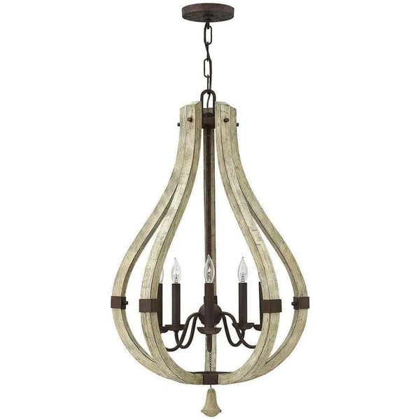 Foyer à cinq lumières Middlefield de 20 pouces Suspension