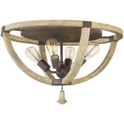 Fredrick Ramond - Middlefield 23-Inch Four Light Foyer Pendant - FR40571IRR | Montreal Lighting & Hardware