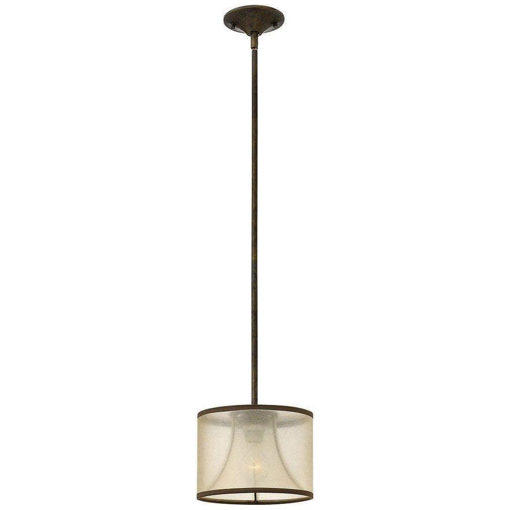 Fredrick Ramond - Mime 9-Inch One Light Mini-Pendant - FR45607FBZ | Montreal Lighting & Hardware