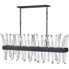 Fredrick Ramond - Revel 41-Inch Four Light Chandelier - FR30908BLK | Montreal Lighting & Hardware