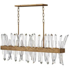 Fredrick Ramond - Revel 41-Inch Four Light Chandelier - FR30908BNG | Montreal Lighting & Hardware