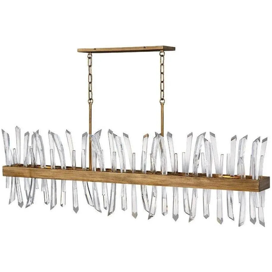 Fredrick Ramond - Revel 55-Inch Six Light Chandelier - FR30909BNG | Montreal Lighting & Hardware