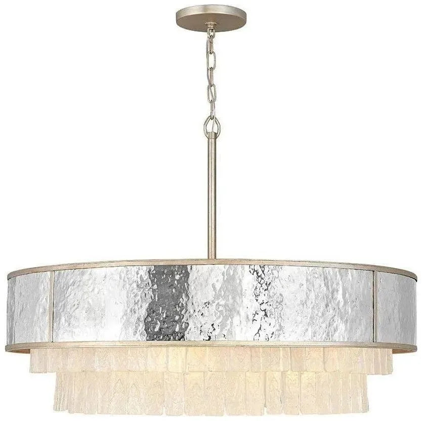 Fredrick Ramond - Reverie 36-Inch Eight Light Chandelier - FR32708CPG | Montreal Lighting & Hardware