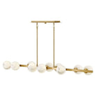 Fredrick Ramond - Selene LED Linear Chandelier - FR41906LCB | Montreal Lighting & Hardware