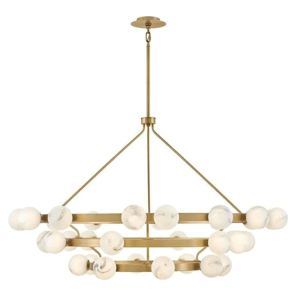 Fredrick Ramond - Selene LED Multi Tier Chandelier - FR41908LCB | Montreal Lighting & Hardware