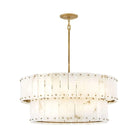 Fredrick Ramond - Simone LED Drum Chandelier - FR47754BNG | Montreal Lighting & Hardware