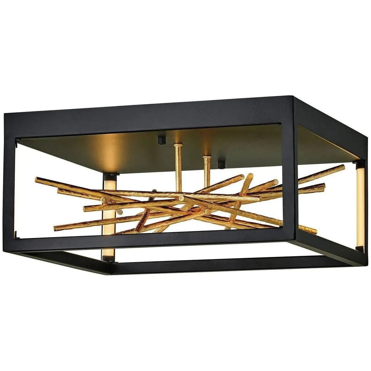 Fredrick Ramond - Styx 18-Inch LED Foyer Ceiling Mount - FR46401BLK | Montreal Lighting & Hardware