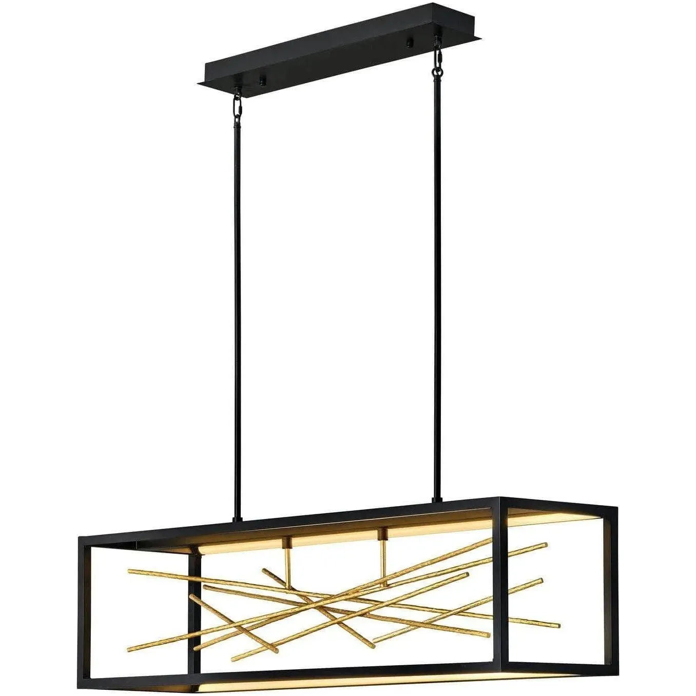 Fredrick Ramond - Styx 45-Inch LED Chandelier - FR46406BLK | Montreal Lighting & Hardware