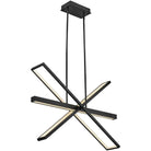 Fredrick Ramond - Tangent 36-Inch LED Chandelier - FR34806BLK | Montreal Lighting & Hardware