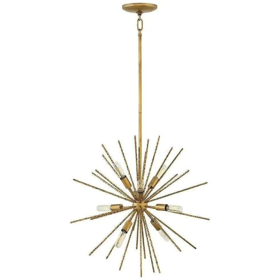 Fredrick Ramond - Tryst 22-Inch Eight Light Chandelier - FR43014BNG | Montreal Lighting & Hardware