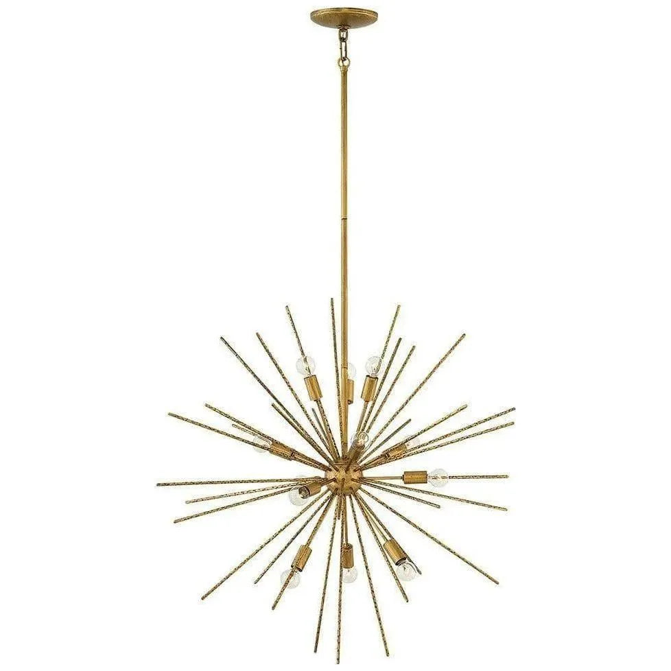 Fredrick Ramond - Tryst 30-Inch 12 Light Chandelier - FR43015BNG | Montreal Lighting & Hardware