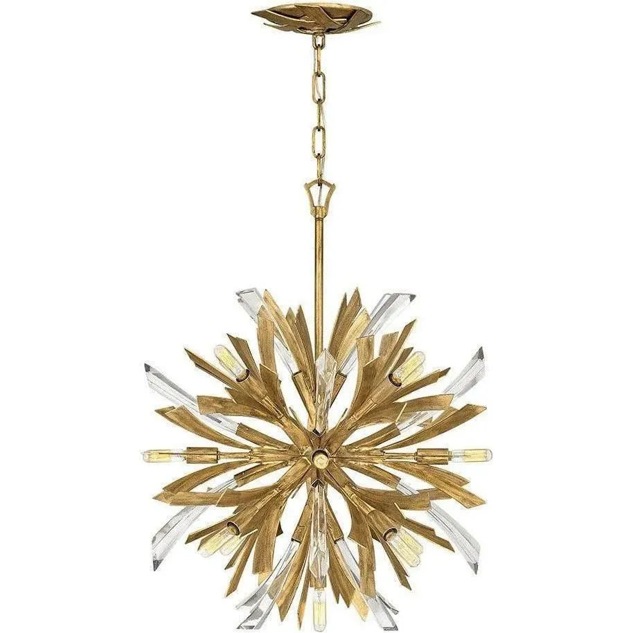 Fredrick Ramond - Vida 22-Inch 13 Light Chandelier - FR40904BNG | Montreal Lighting & Hardware