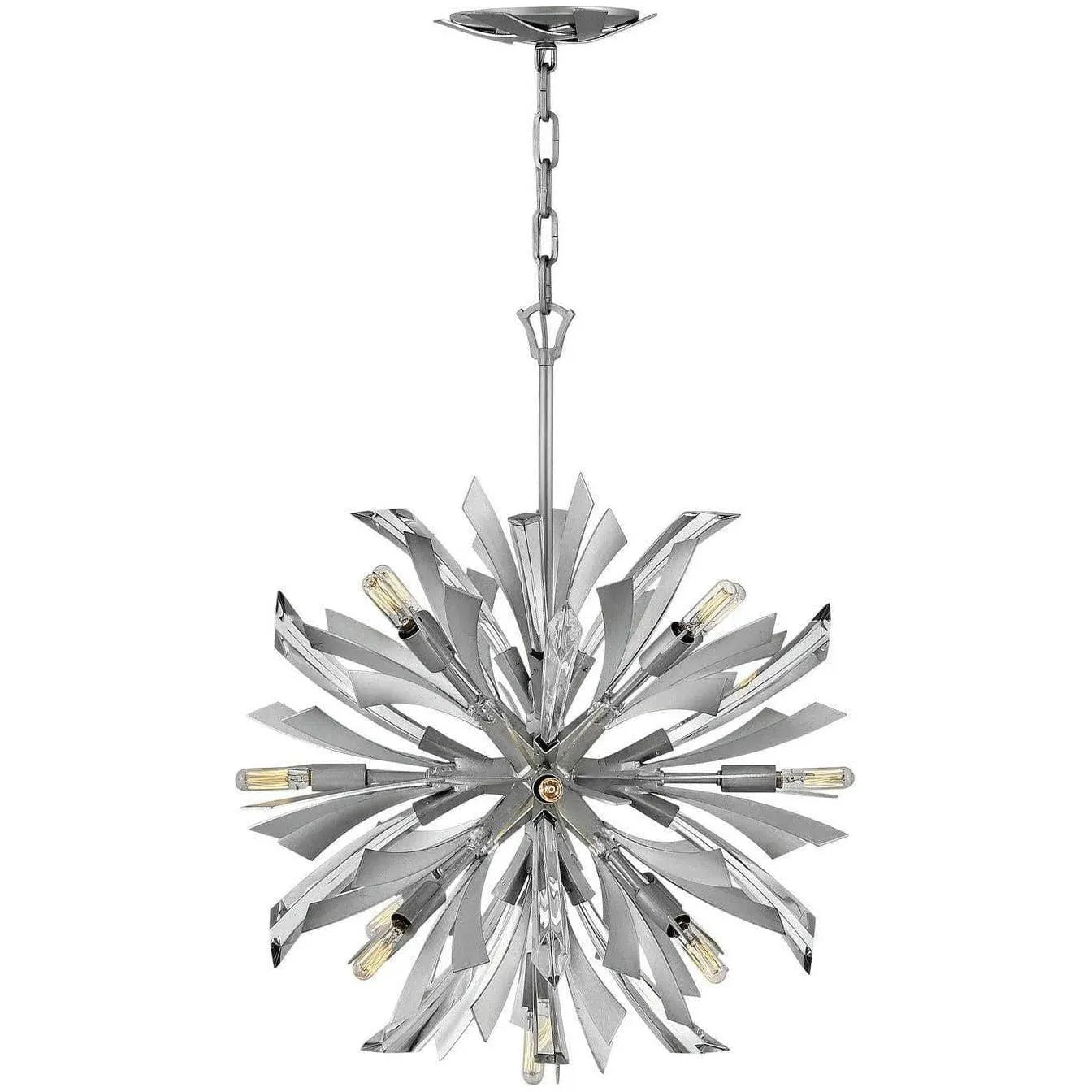Fredrick Ramond - Vida 22-Inch 13 Light Chandelier - FR40904BNG | Montreal Lighting & Hardware