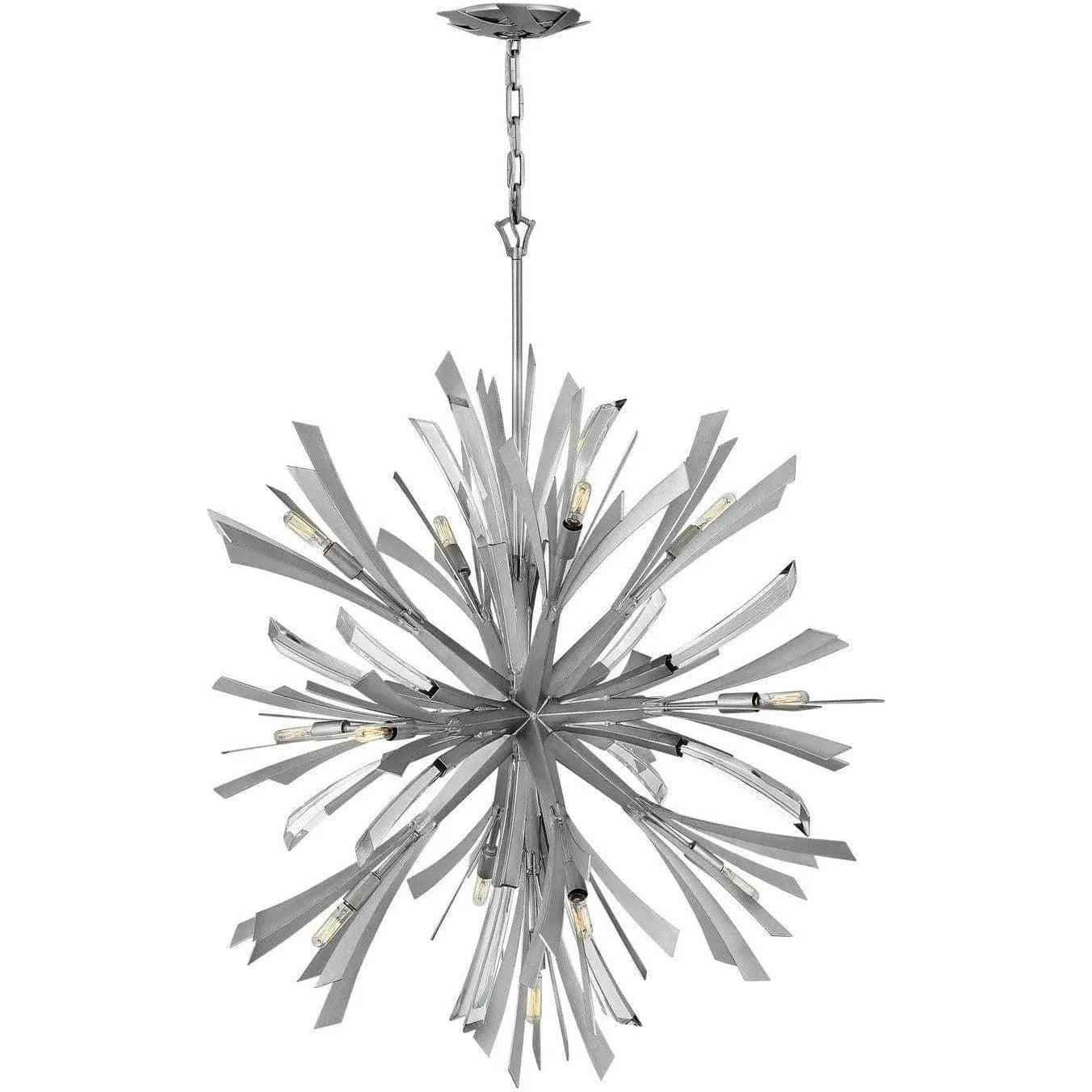 Fredrick Ramond - Vida 36-Inch 13 Light Chandelier - FR40905BNG | Montreal Lighting & Hardware