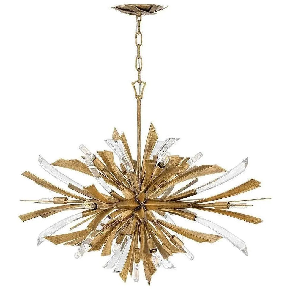 Fredrick Ramond - Vida 36-Inch 13 Light Chandelier - FR40906BNG | Montreal Lighting & Hardware