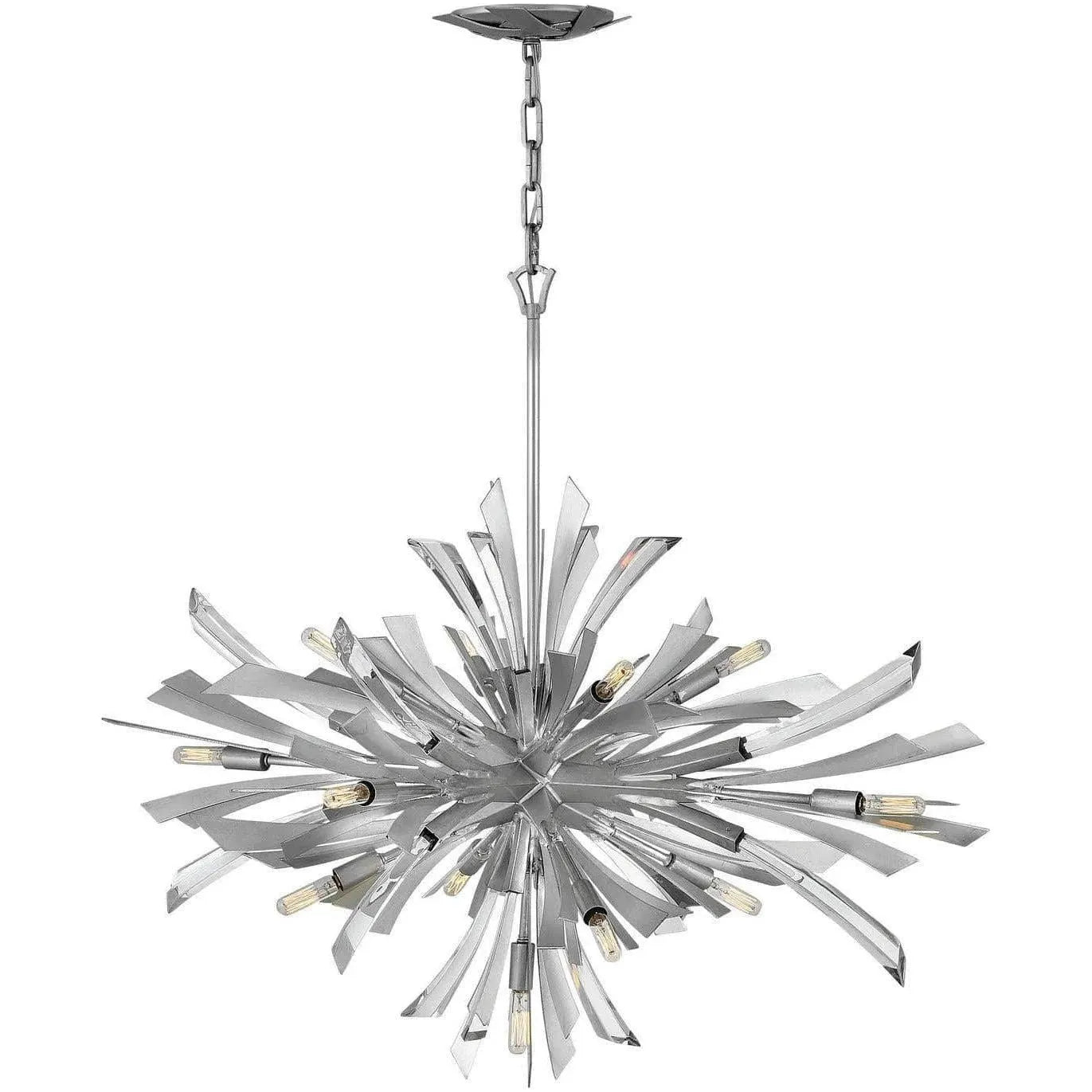 Fredrick Ramond - Vida 36-Inch 13 Light Chandelier - FR40906BNG | Montreal Lighting & Hardware