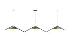 Accord Lighting 1516.50 Oyster DK Accord Pendant in Organic Grey