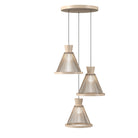 Accord Lighting 1541.48 Corda Accord Pendant in Organic Cappuccino