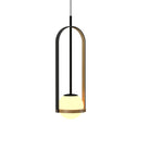 Accord Lighting 1545.09 Strap Accord Pendant in Louro Freijo