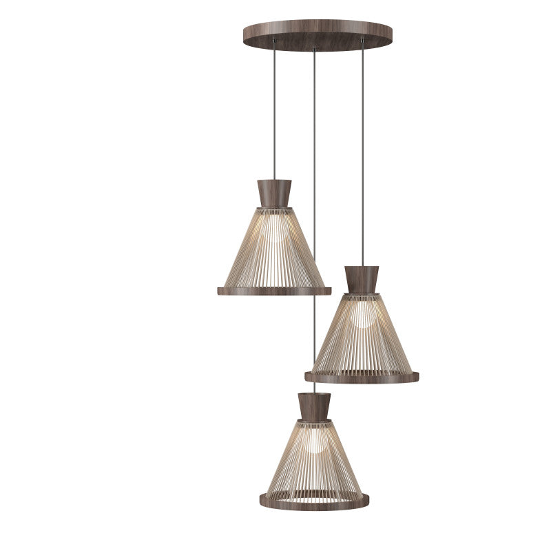 Accord Lighting 1541.18 Corda Accord Pendant in American Walnut