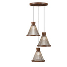 Accord Lighting 1541.06 Corda Accord Pendant in Imbuia